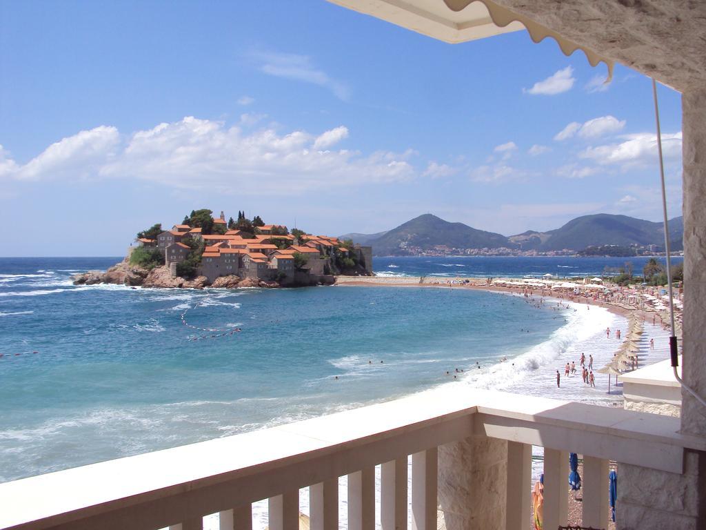 Beachfront First Line View Sveti Stefan Szoba fotó